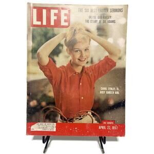 Life Magazine April 22 1957 Carol Lynley Busy Career Girl a Vintage Original